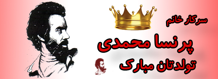 سرکار خانم پرنسا محمدی تولدت مبارک